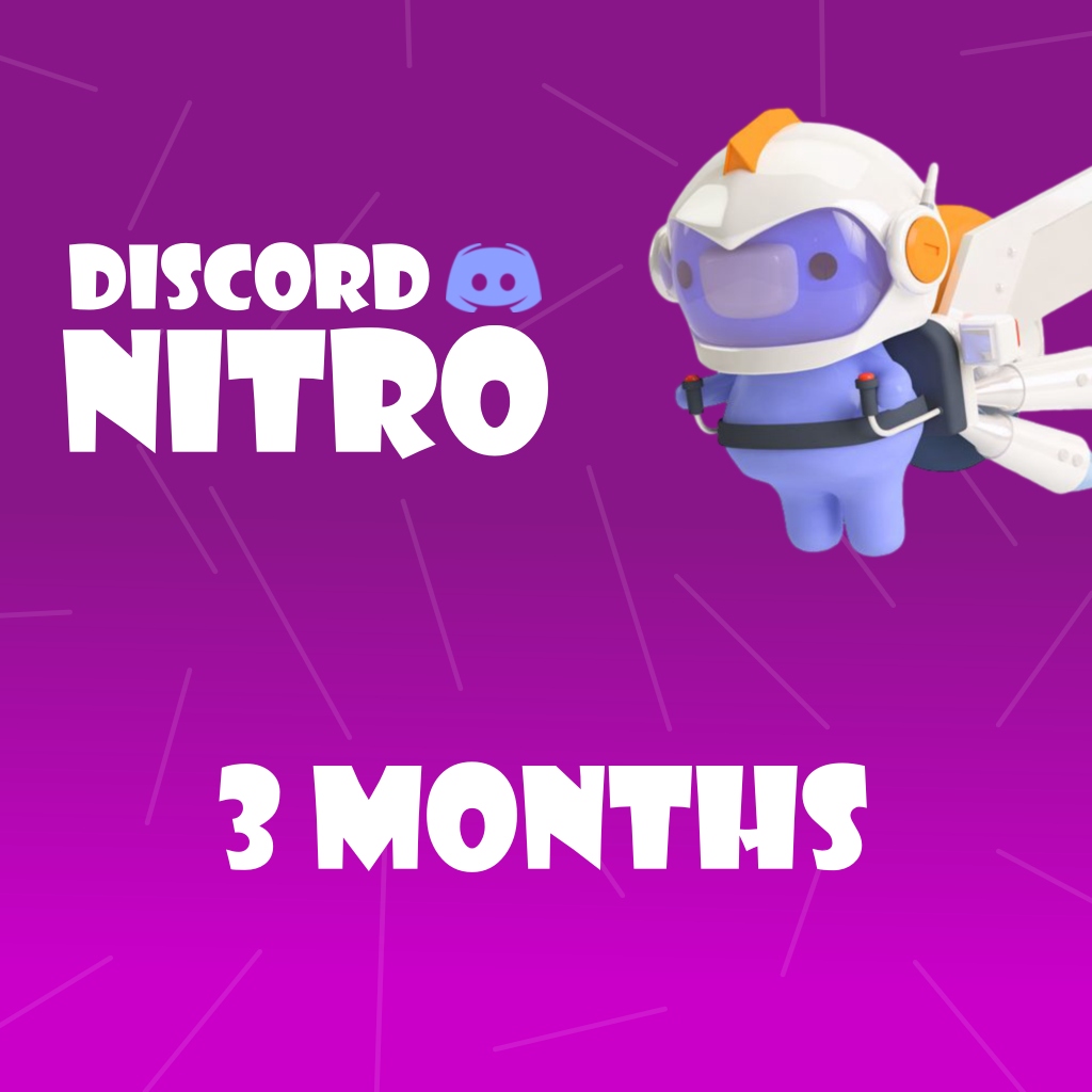 Discord Nitro – 3-Month Digital Key